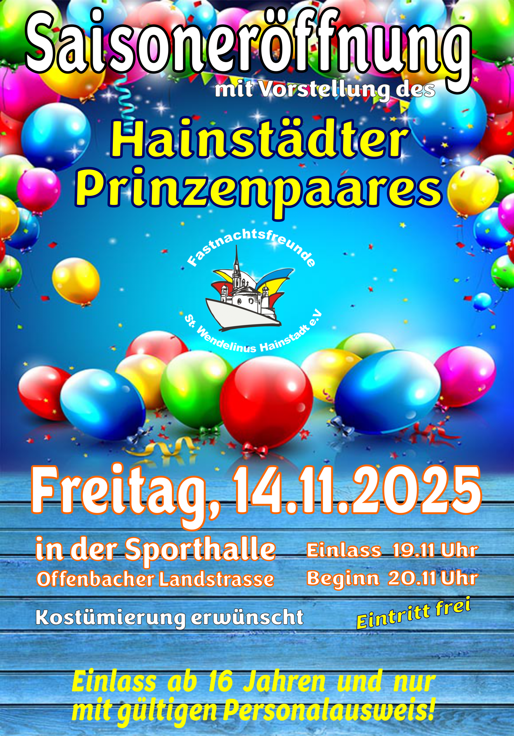 Inthronisierung des Hainstädter Prinzenpaares